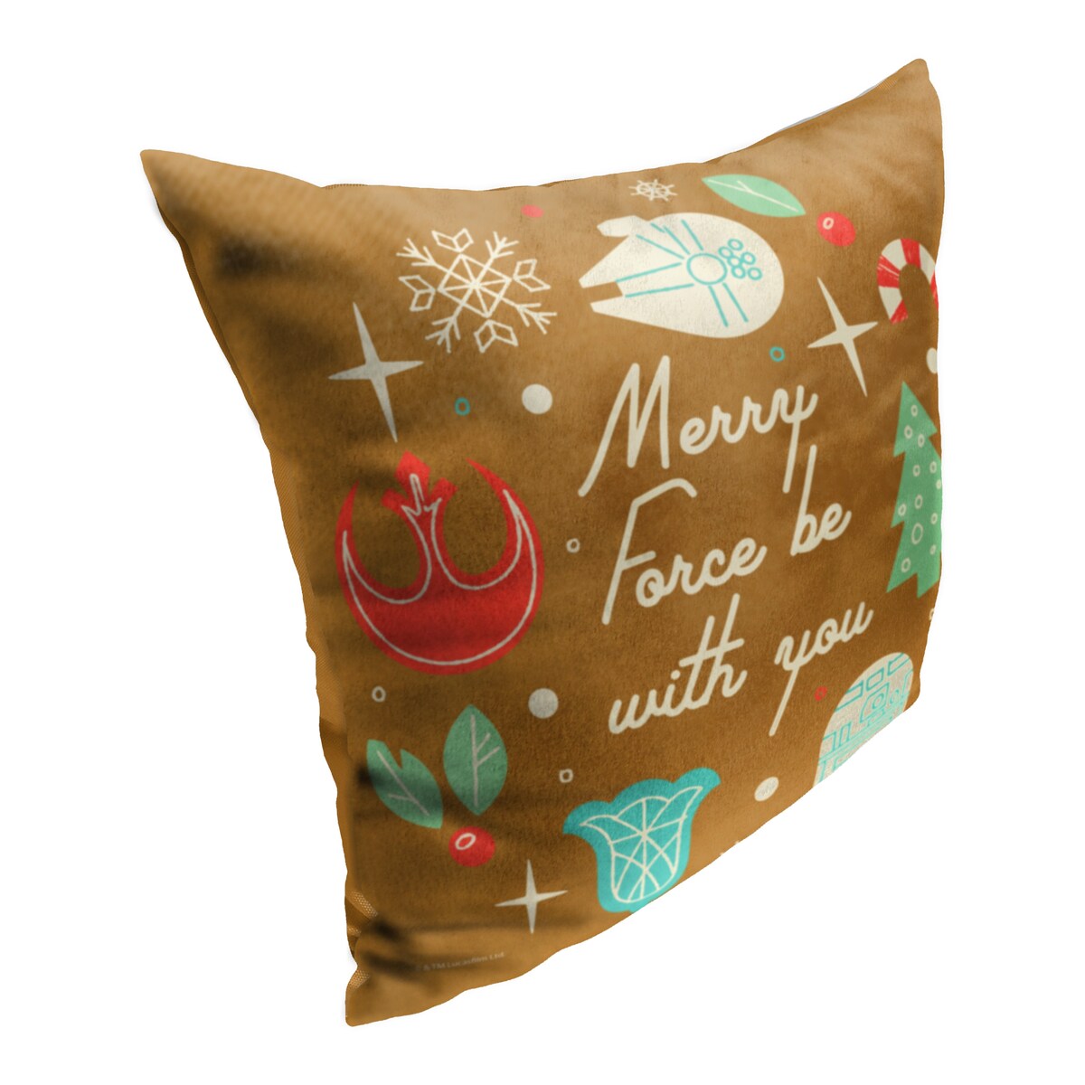 Star Wars Classic Merry Force 18 Inch Throw Pillow