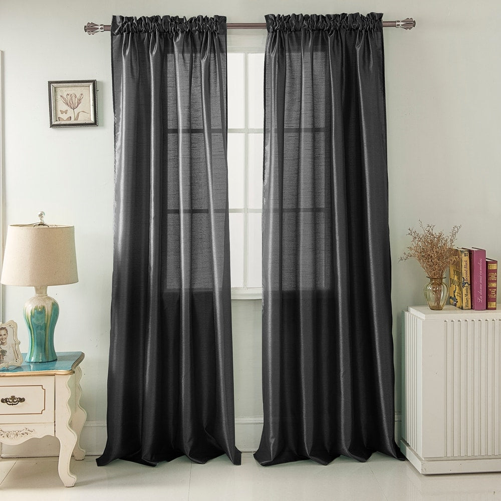 Porch & Den Eads 84-inch Rod Pocket Curtain Panel