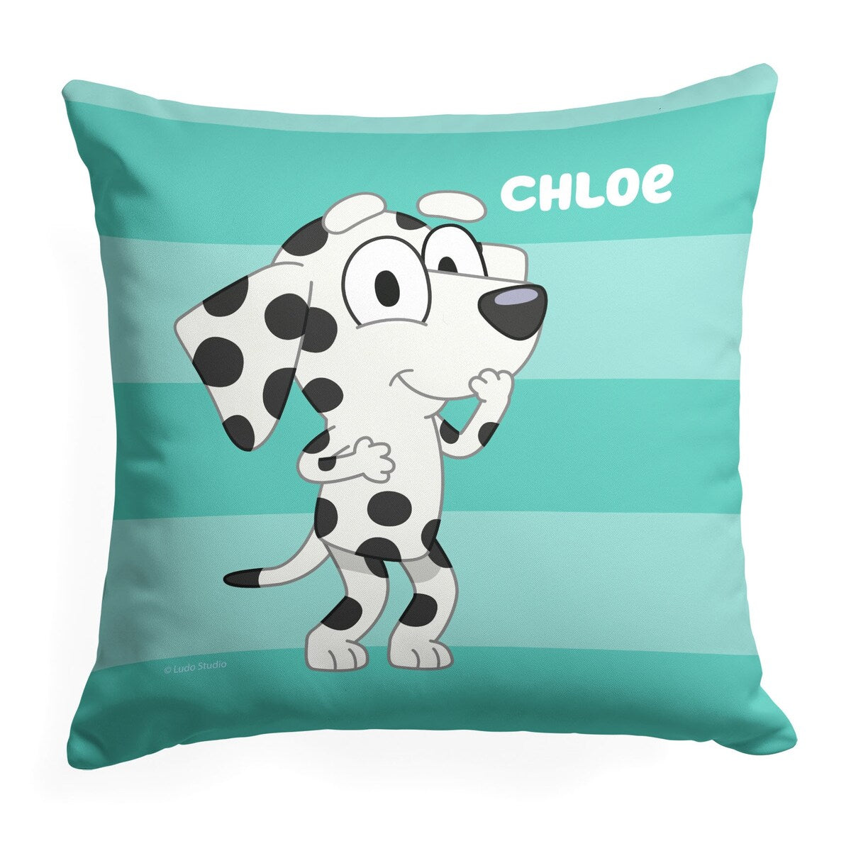 Bluey Roll Call Chloe Printed Throw Pillow - Green