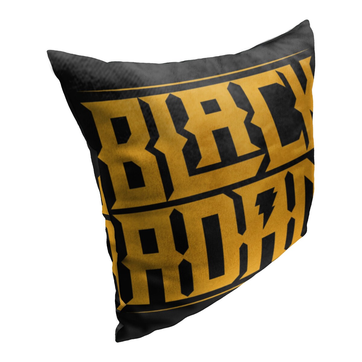 Warner Brothers Black Adam Gold Logo 18 Inch Throw Pillow