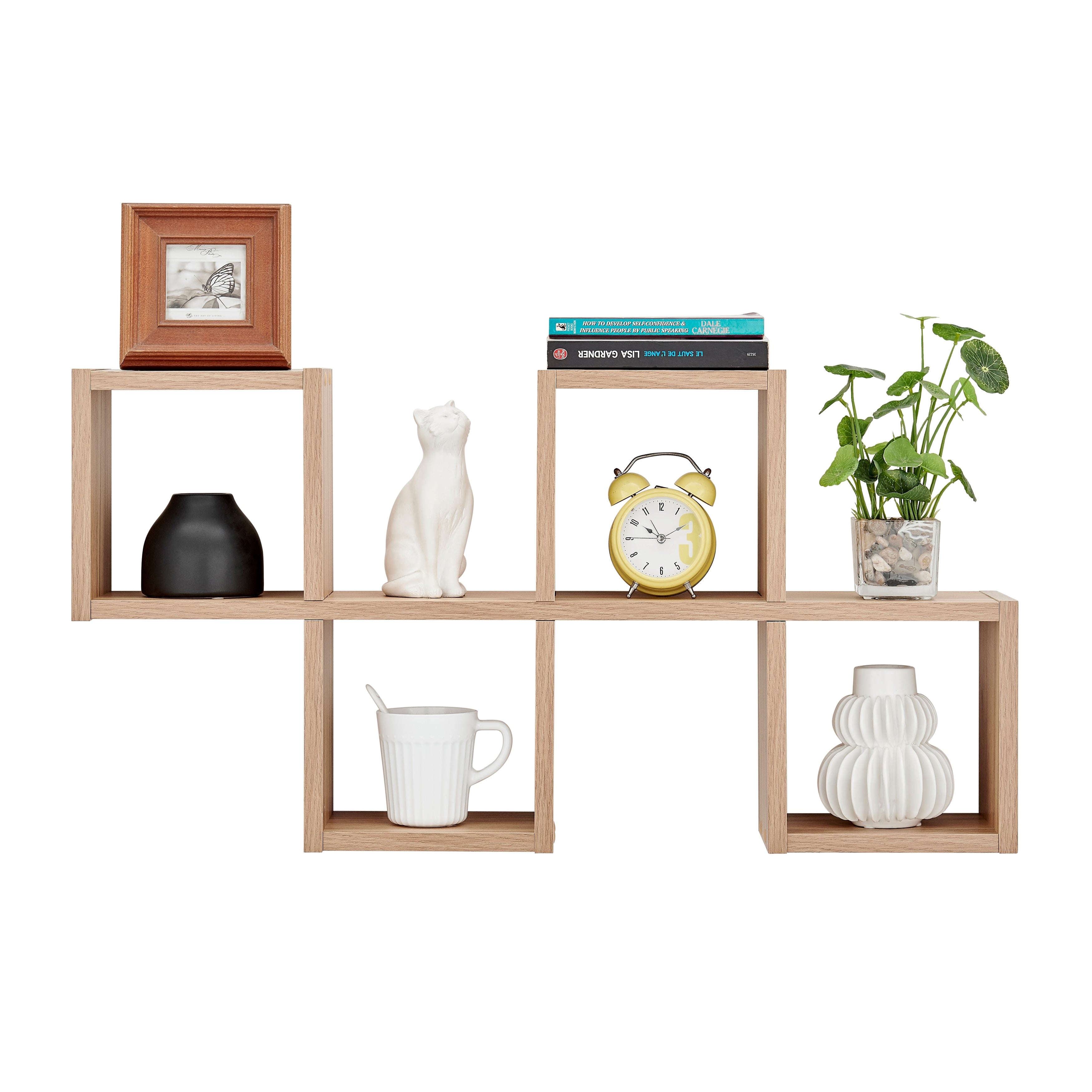 Danya B. Cubby Chessboard Wall Shelf - Horizontal or Vertical