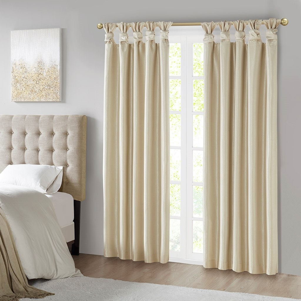 Twist Tab Total Blackout Window Curtain Panel