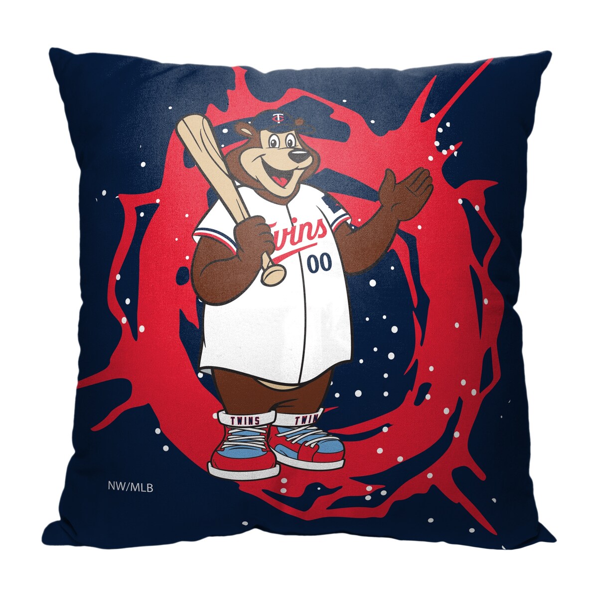 MLB Minnesota Twins Mascots 18 Inch Throw Pillow