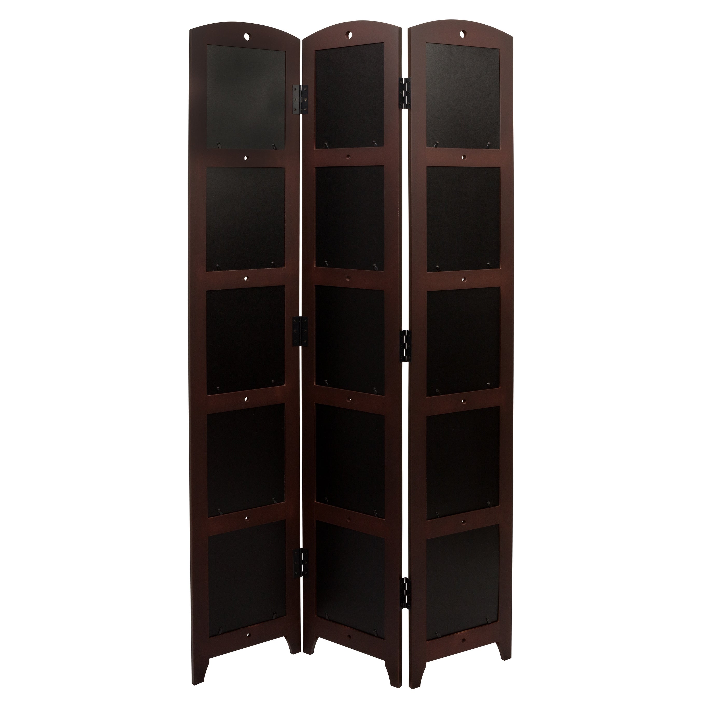 kieragrace KG Photo 3-Panel Room Divider - Brown - 33 x 64.5 x 0.65