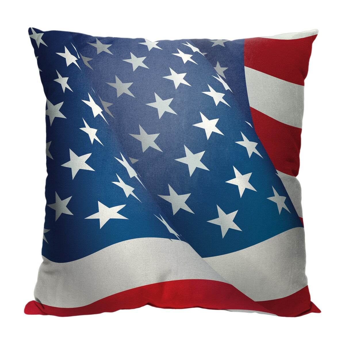 Operation Hat Trick Flag Sway 18 Inch Throw Pillow