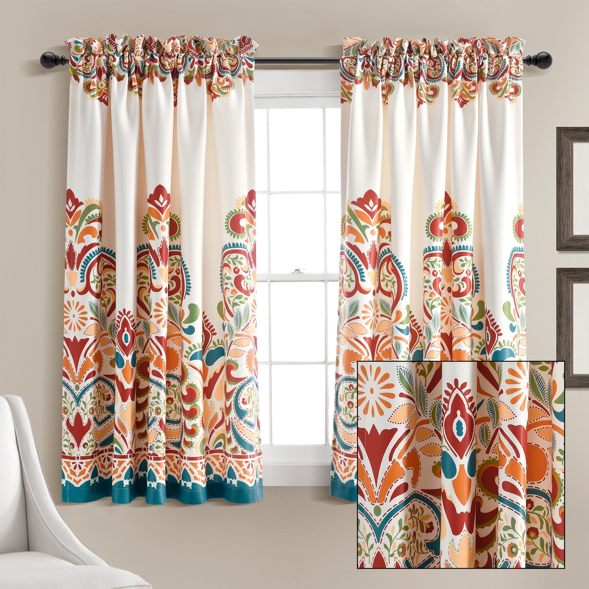 The Curated Nomad Presidio Room Darkening Window Curtain Panel Pair