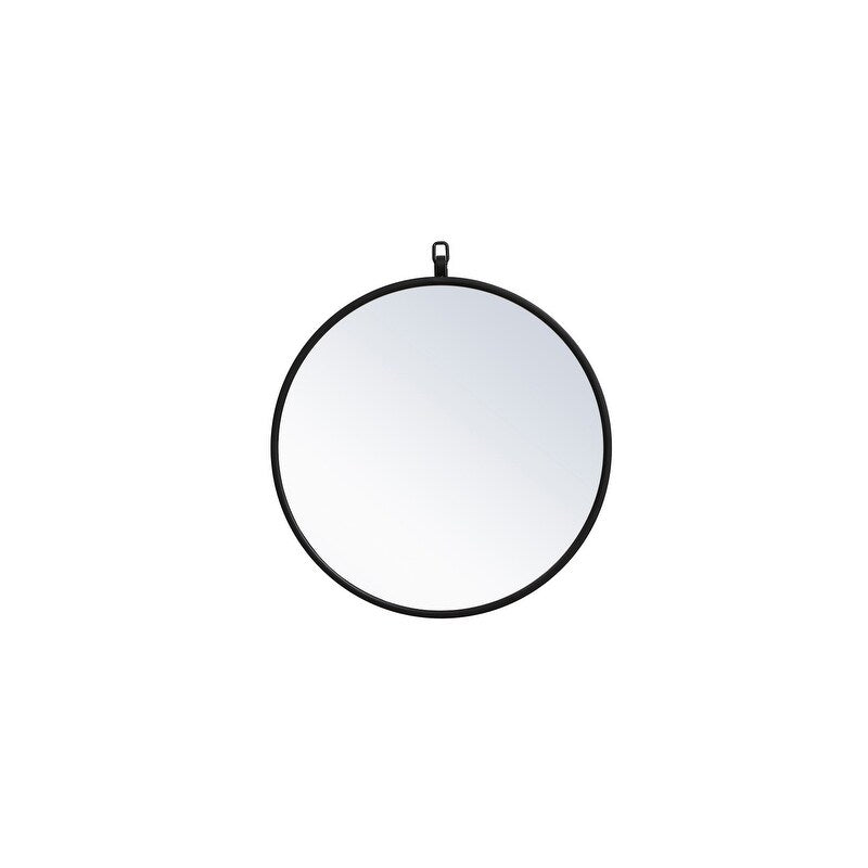 Carson Carrington Labbemala Metal Framed Round Wall Mirror