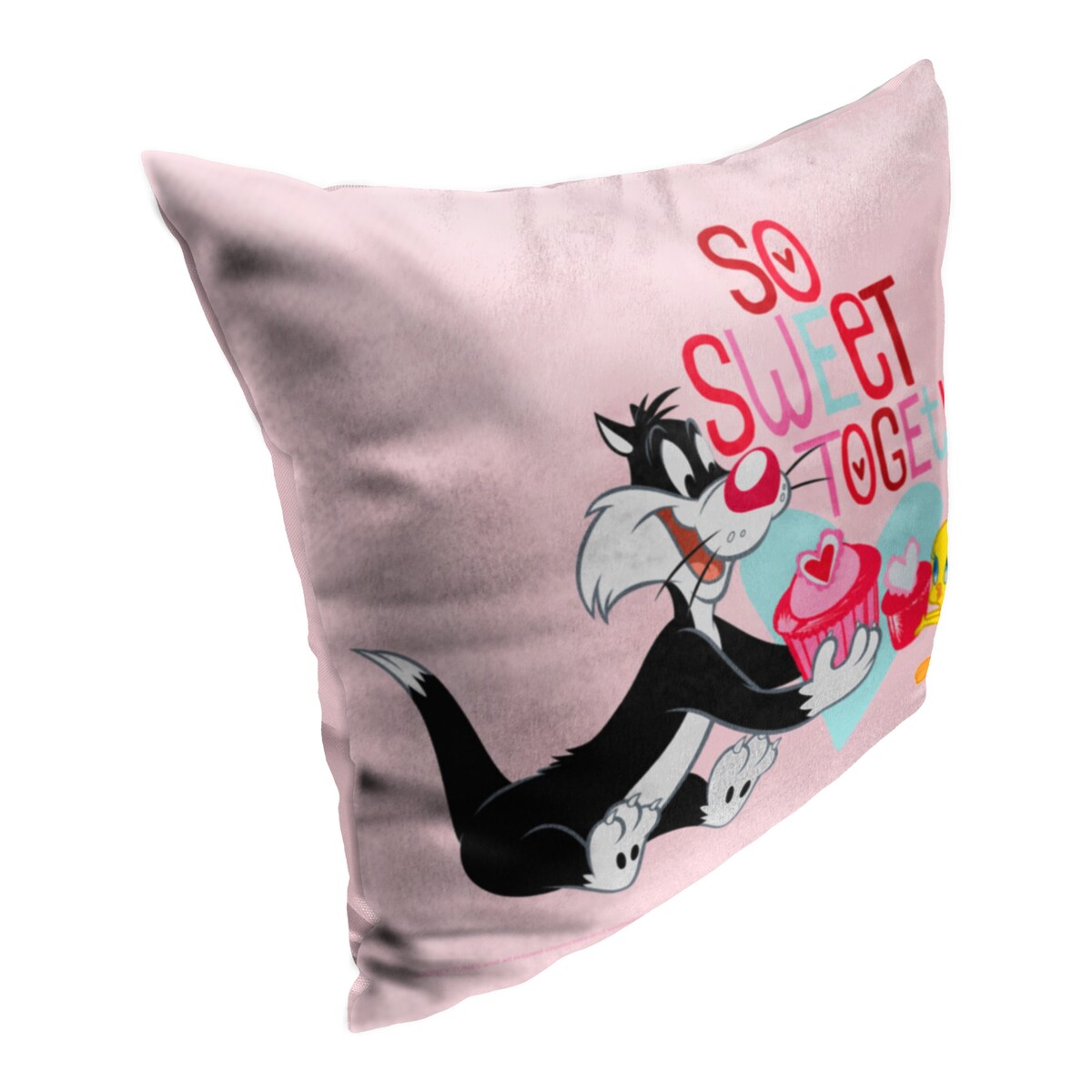 Warner Brothers Looney Tunes So Sweet Together 18 Inch Throw Pillow