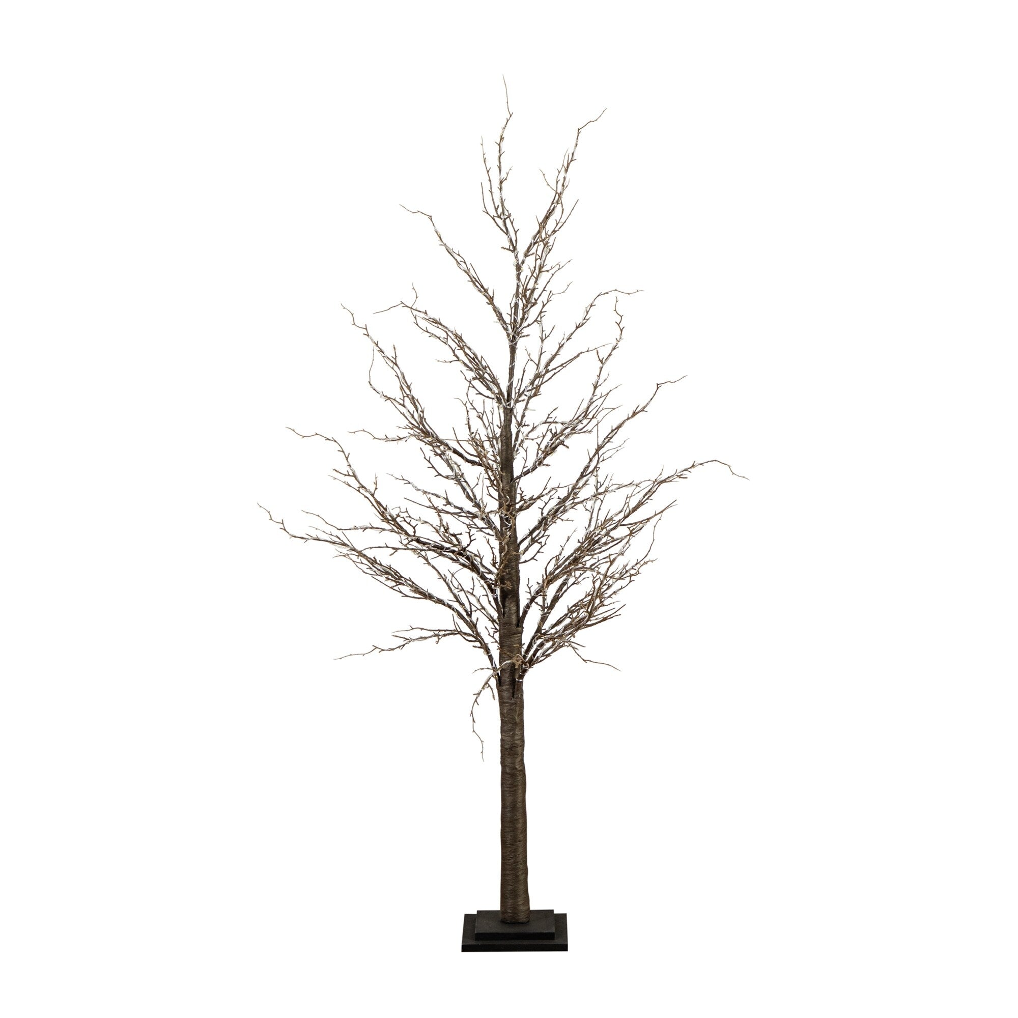 5' Pre-Lit Artificial Trig Tree with 360 Warm White LED Lights