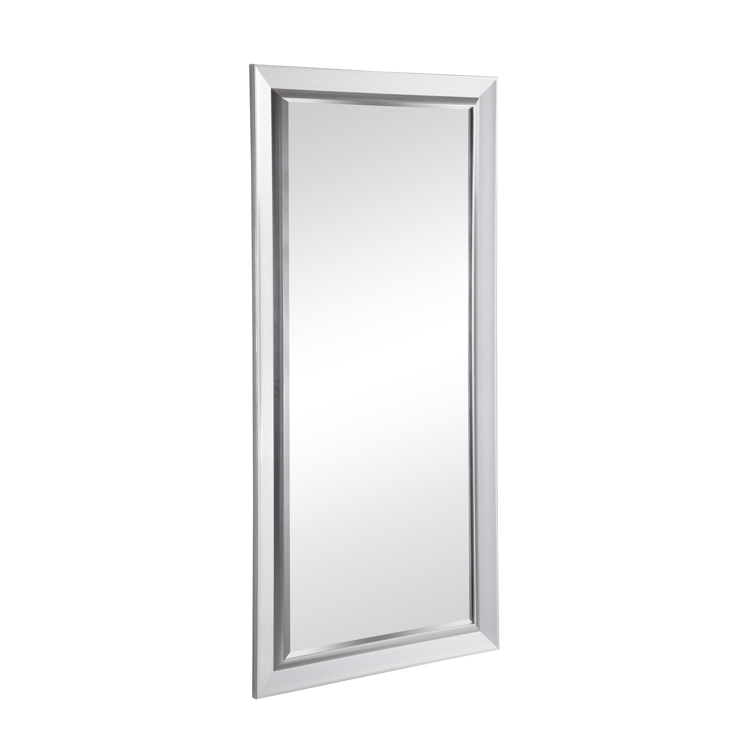 Tall Mirror Full Body Dressing Mirror, Oversized Bevelled Full Length Free Standing or Wall Mounted Rectangular Floor Mirror