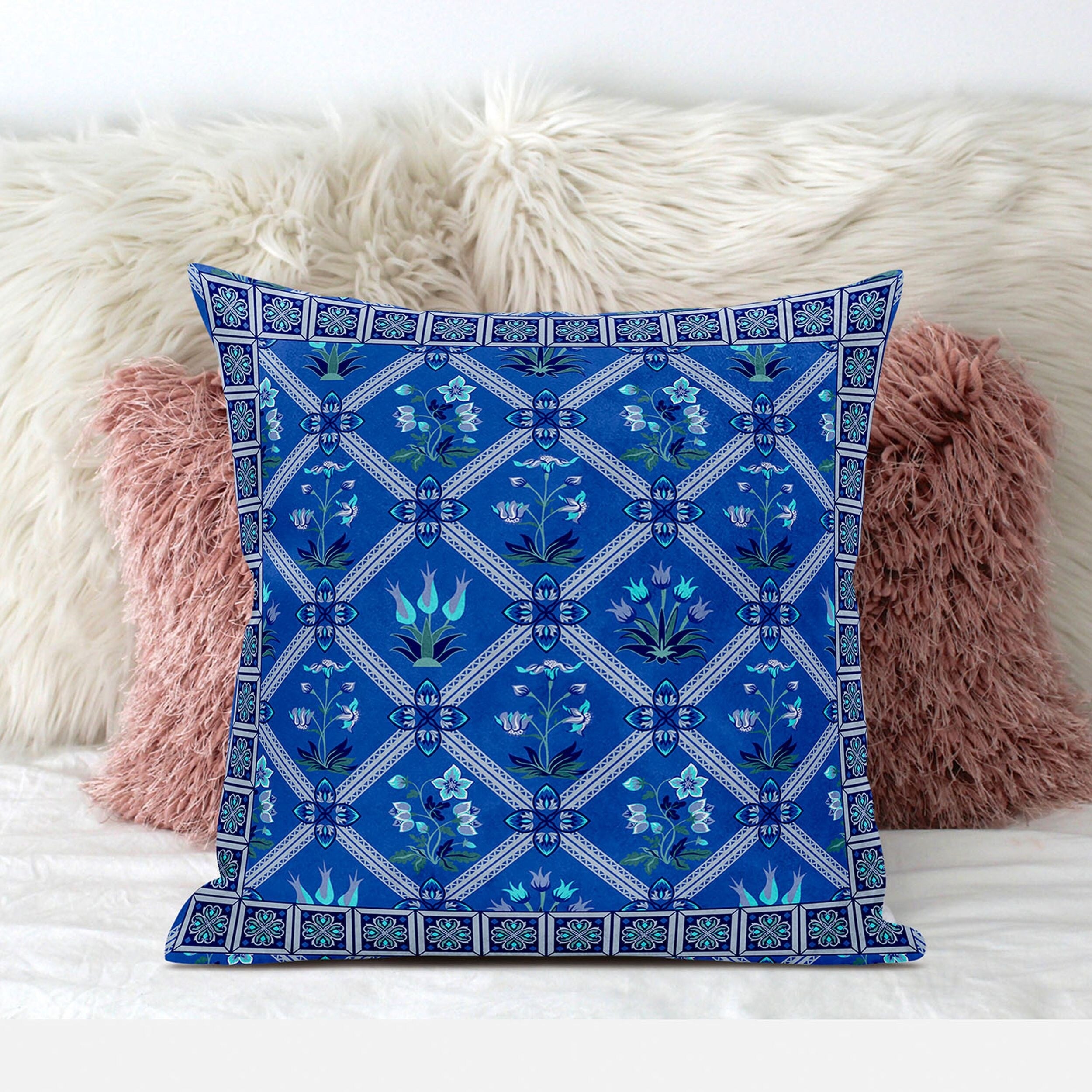 Amrita Sen Mughal Art Indoor Outdoor Pillow