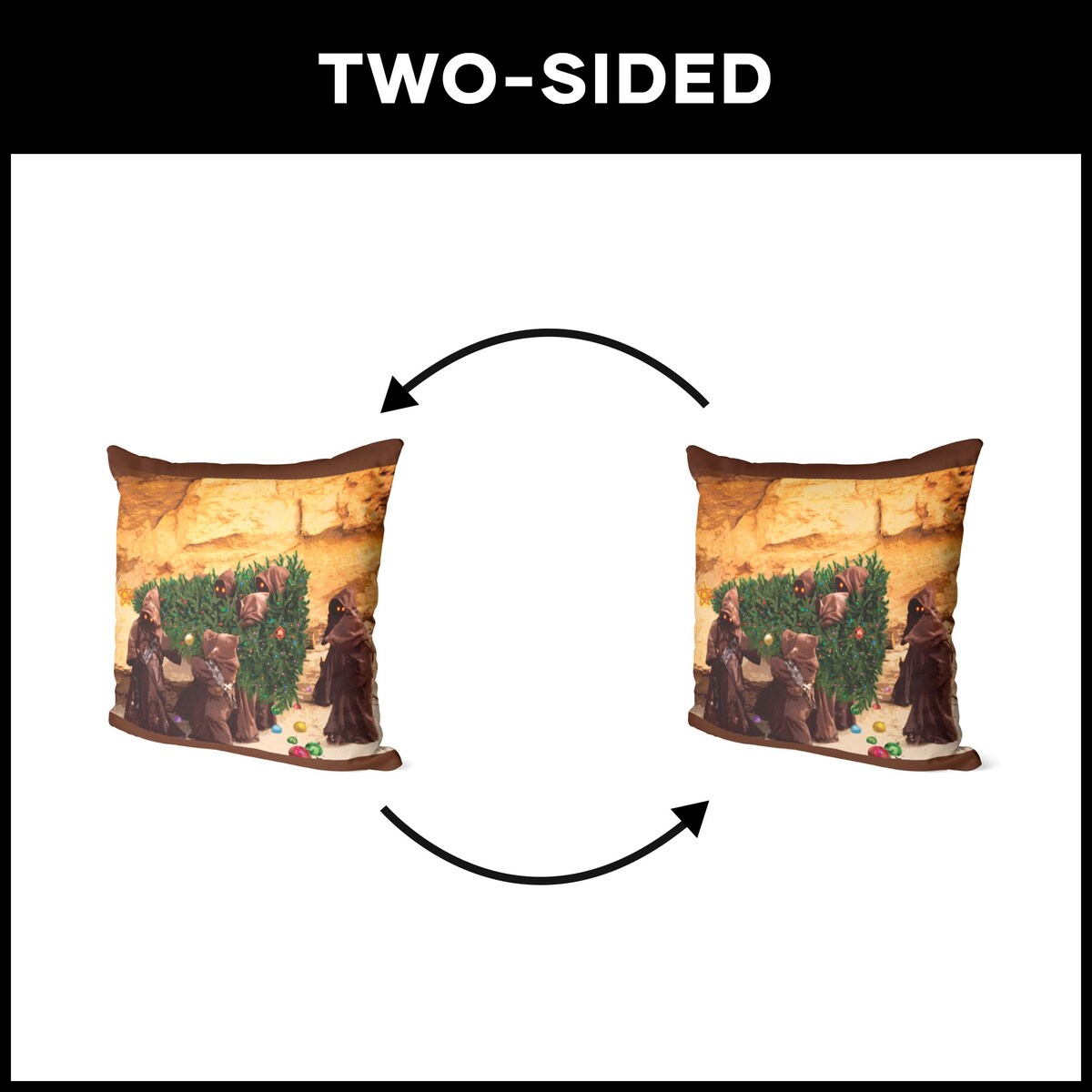 Star Wars Classic Tree Thieves Printed Throw Pillow - Yellow