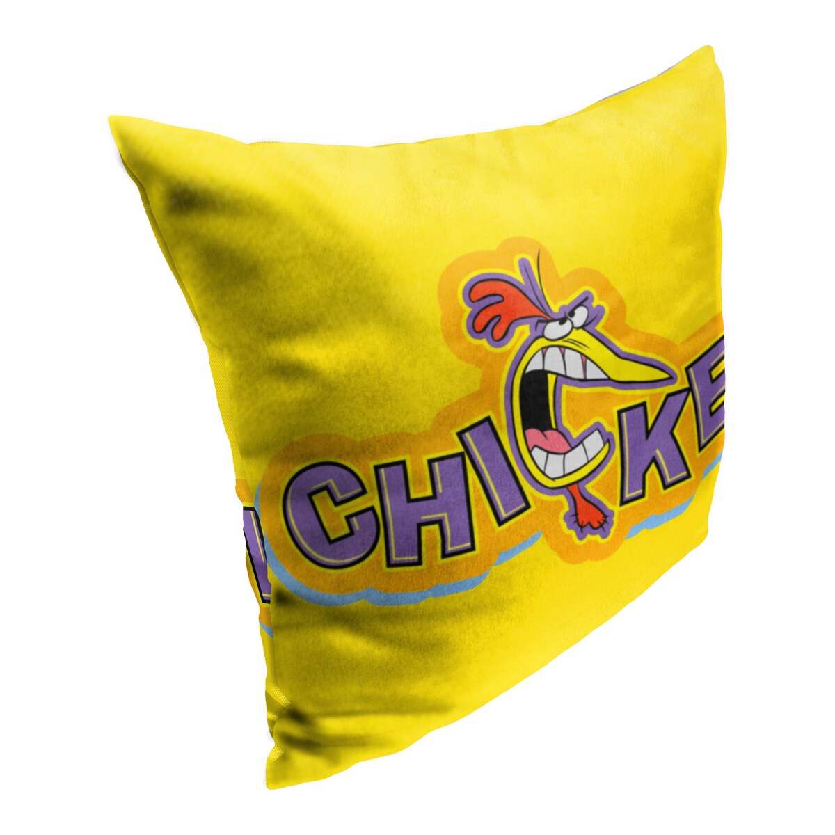 Cartoon Network Cow and Chicken Chicken 18 Inch Throw Pillow