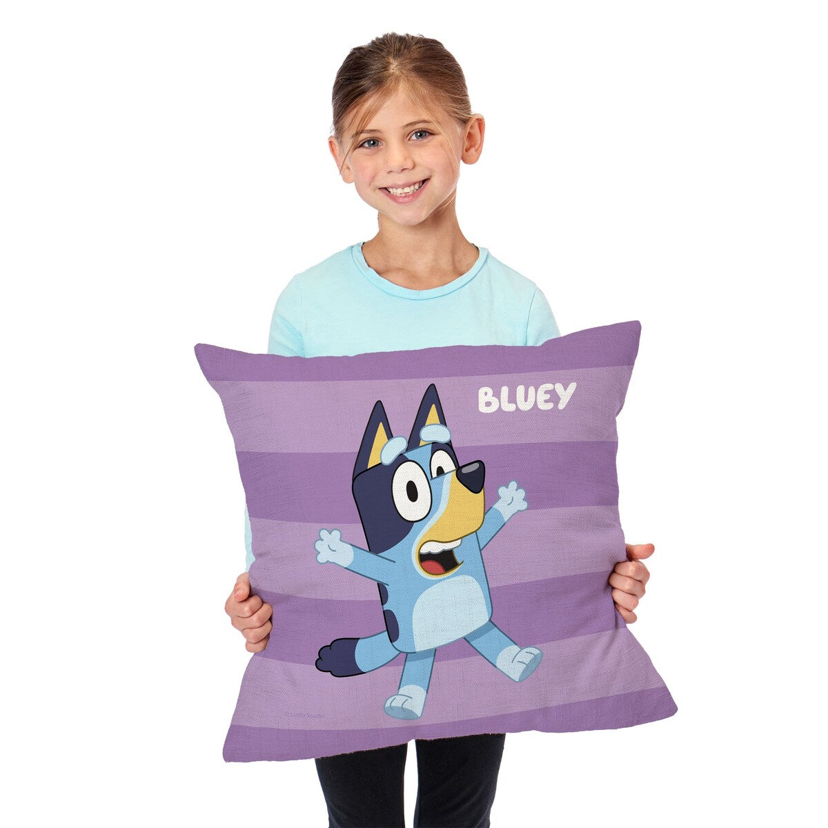 Bluey Roll Call Bluey Printed Throw Pillow - Purple