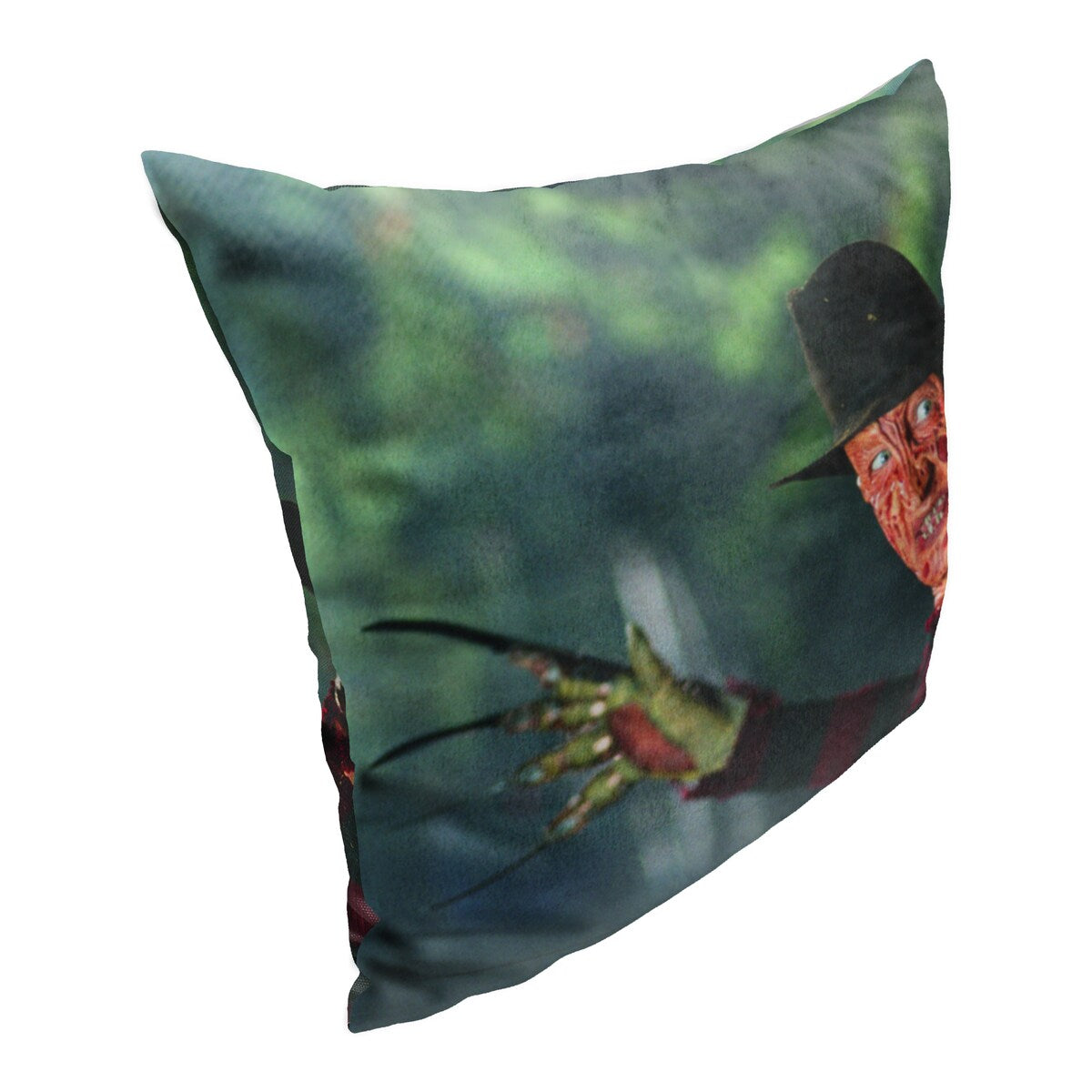 Warner Brothers Horror Freddy VS Jason Watch Out for the Claw 18 Inch Throw Pillow