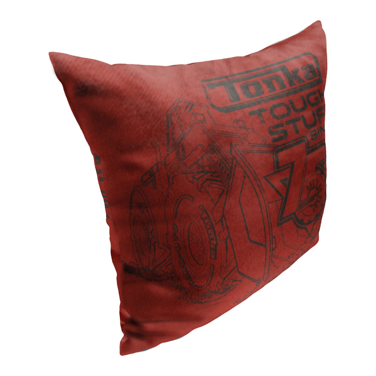 Hasbro Tonka Tough Stuff Printed Throw Pillow - Red