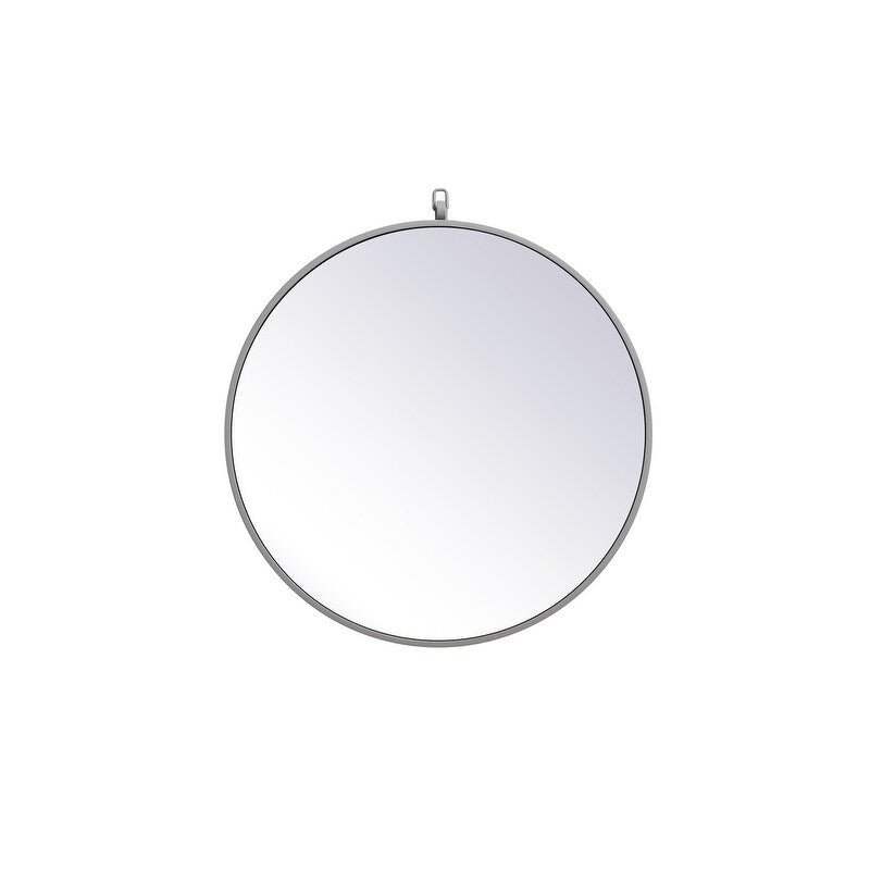 Carson Carrington Labbemala Metal Framed Round Wall Mirror