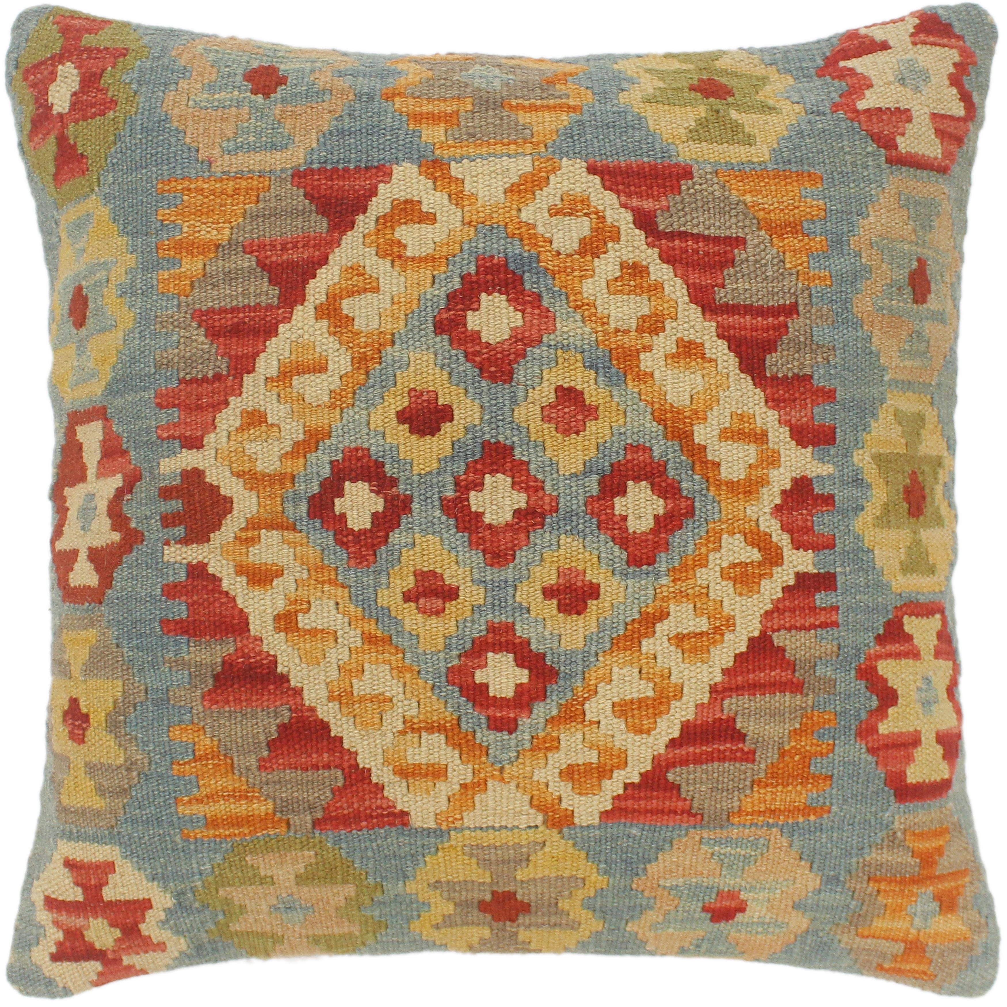 Southwestern Turkish Pollock Hand Woven Kilim Pillow