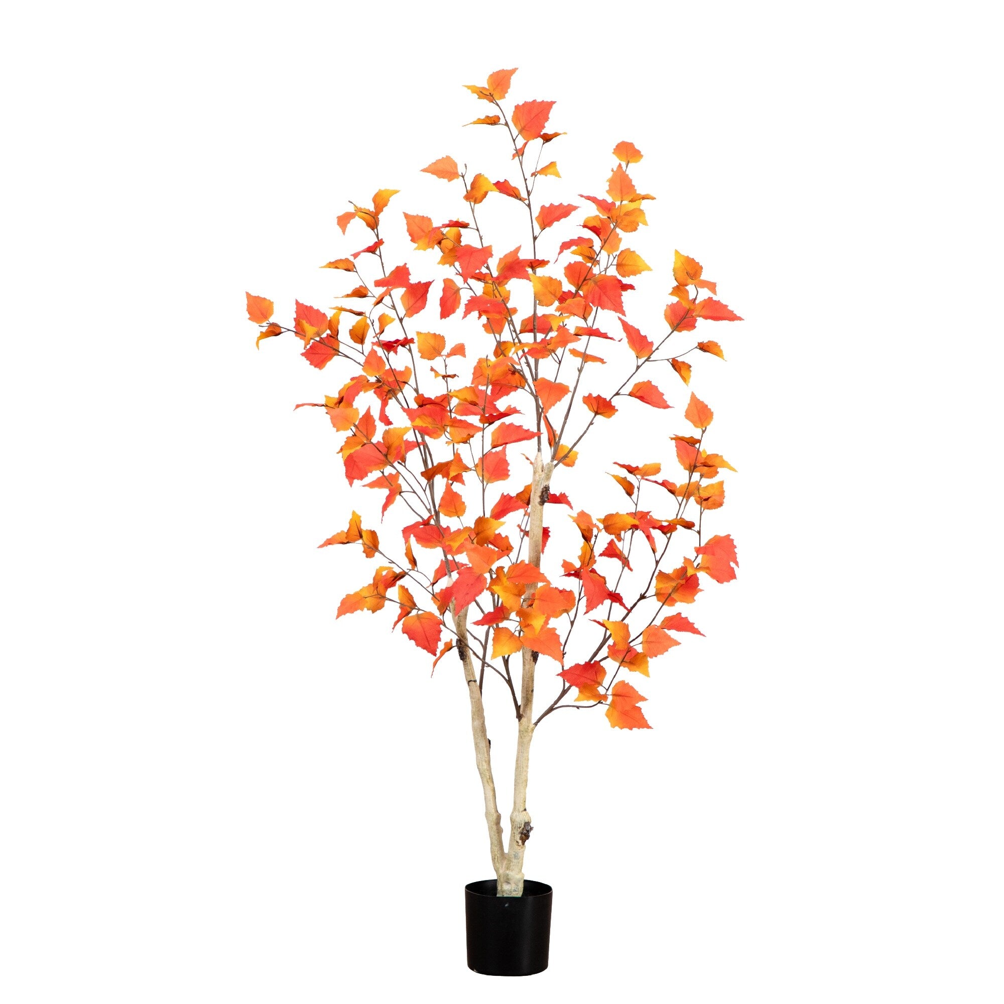 4' Autumn Birch Artificial Fall Tree