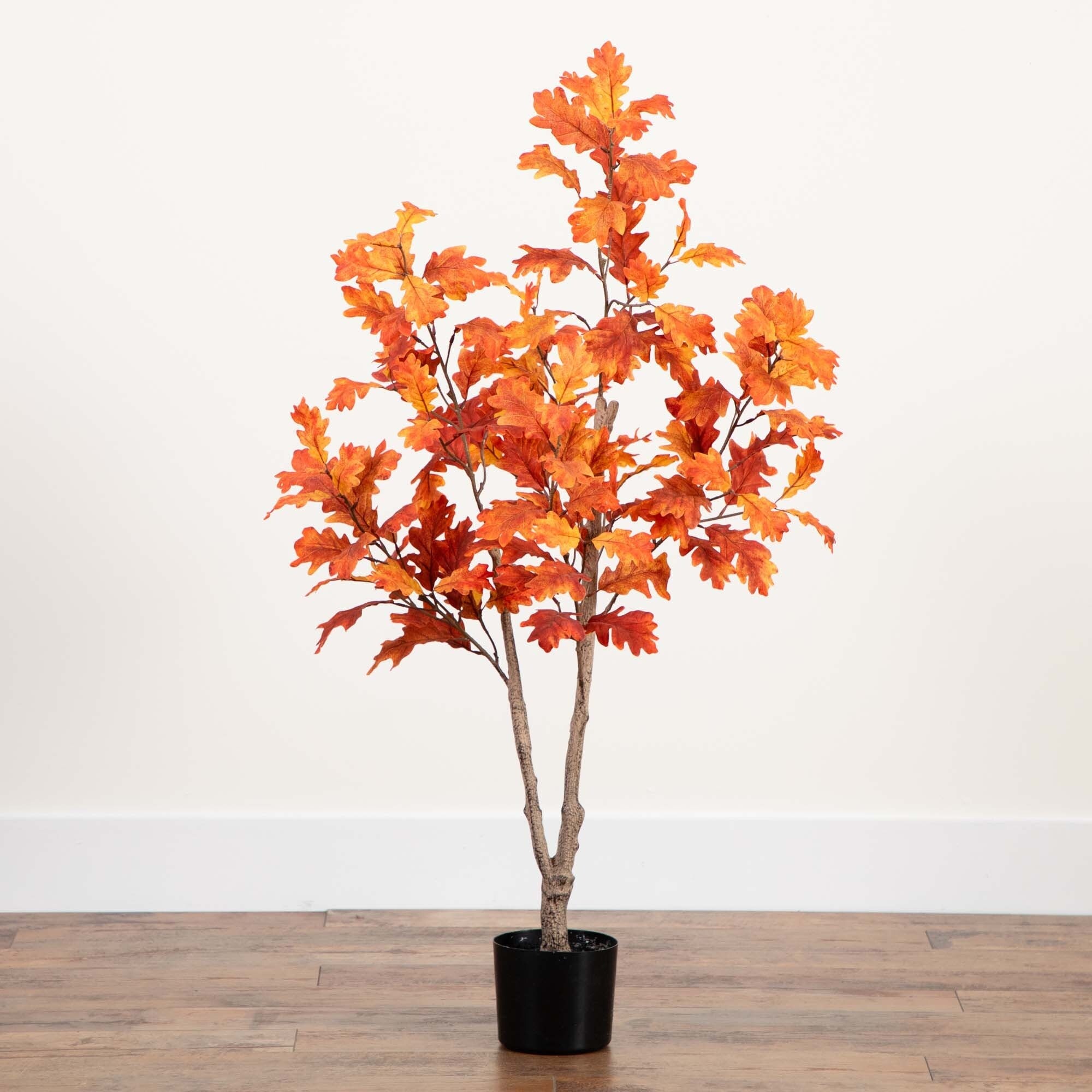 4' Autumn Oak Artificial Fall Tree