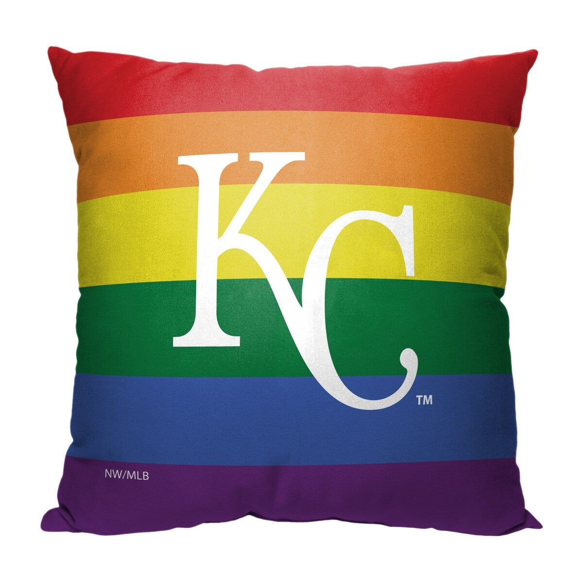 MLB Kansas City Royals Pride Series 18 Inch Throw Pillow