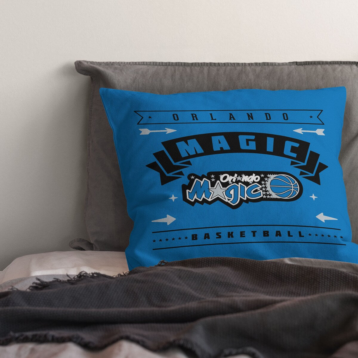 NBA Hardwood Classic Magic Printed Throw Pillow - Blue