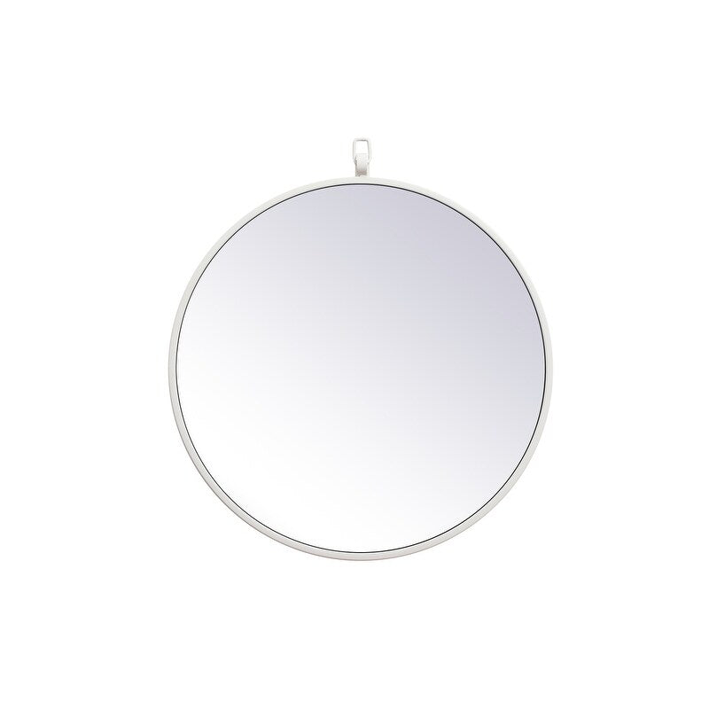 Carson Carrington Labbemala Metal Framed Round Wall Mirror