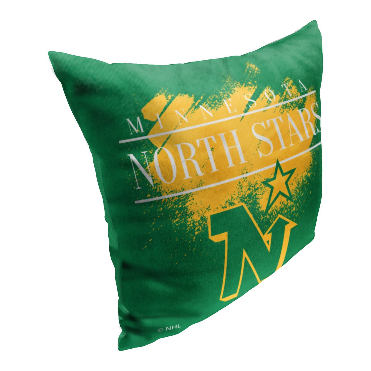 NHL Vintage Burst North Stars Printed Throw Pillow - Green