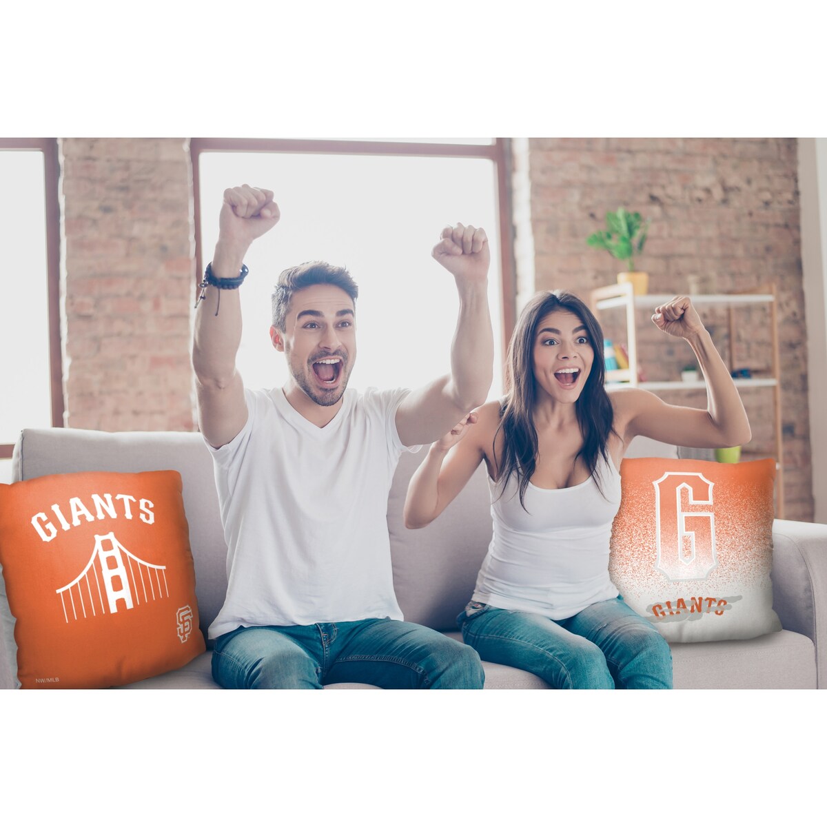 MLB San Francisco Giants City Connect 18 Inch Throw Pillow