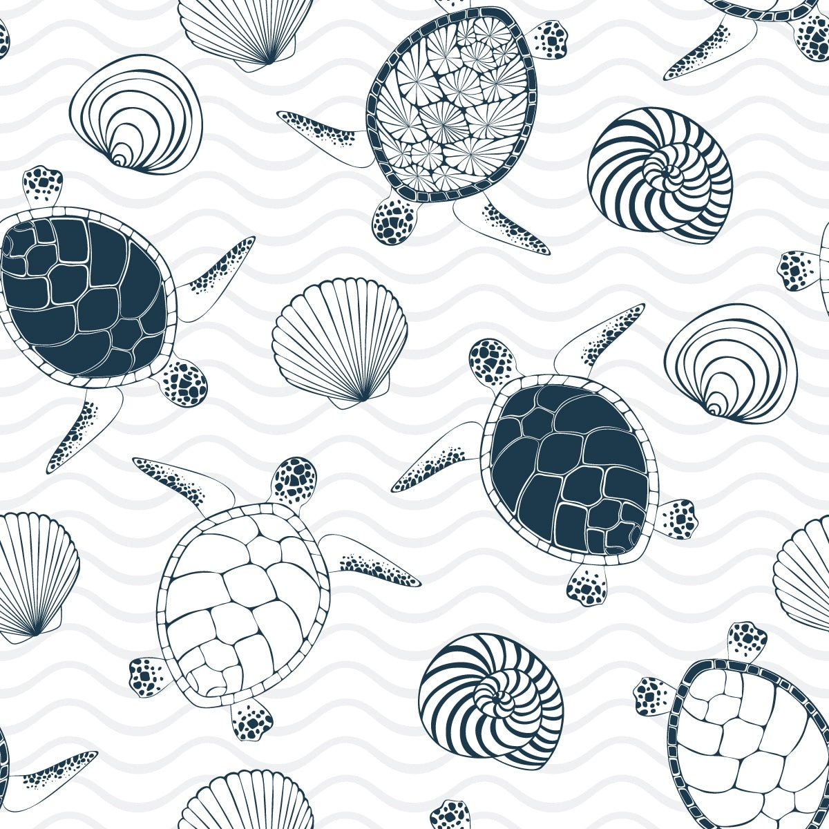 Turtles Wallpaper Peel and Stick and Prepasted