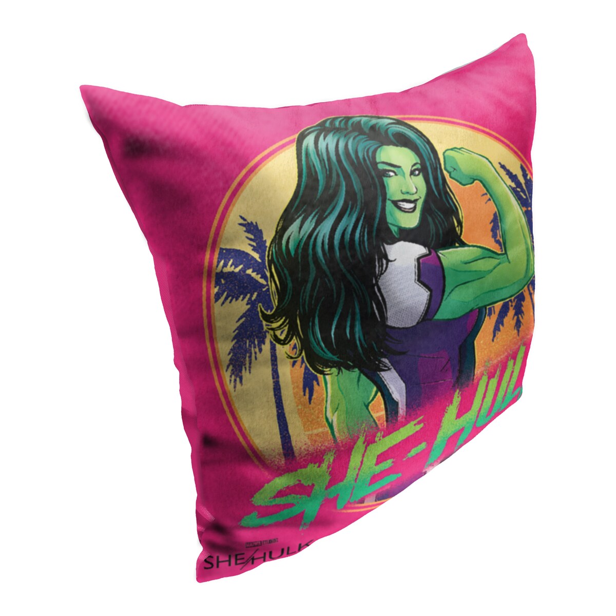 Marvel She Hulk Tropical She Hulk Printed Throw Pillow - Red