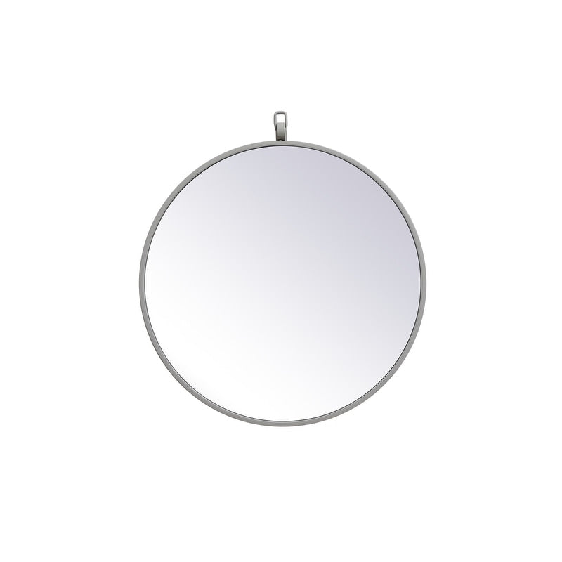 Carson Carrington Labbemala Metal Framed Round Wall Mirror