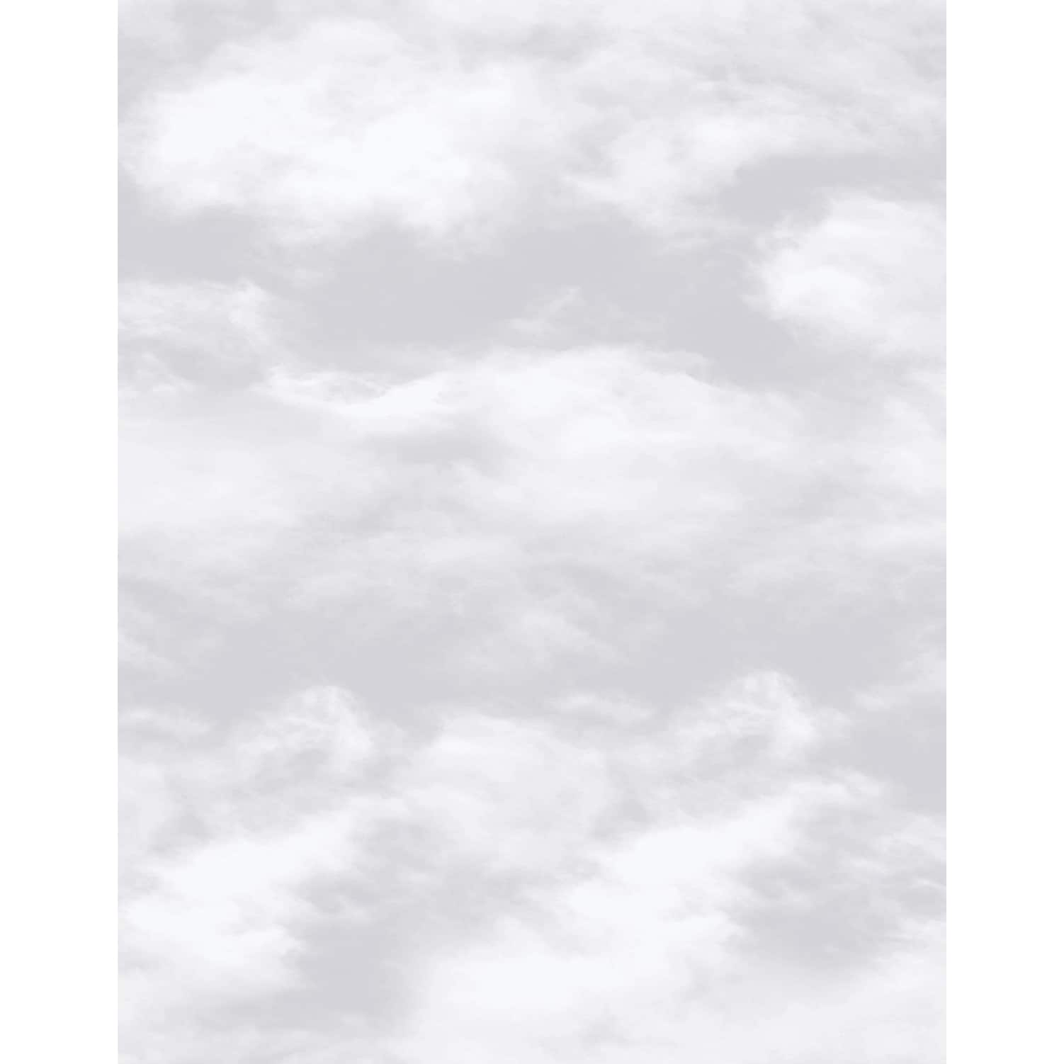 Galerie Wallcoverings Just 4 Kids 2 Floating Clouds Non-woven Matte Wallpaper Roll