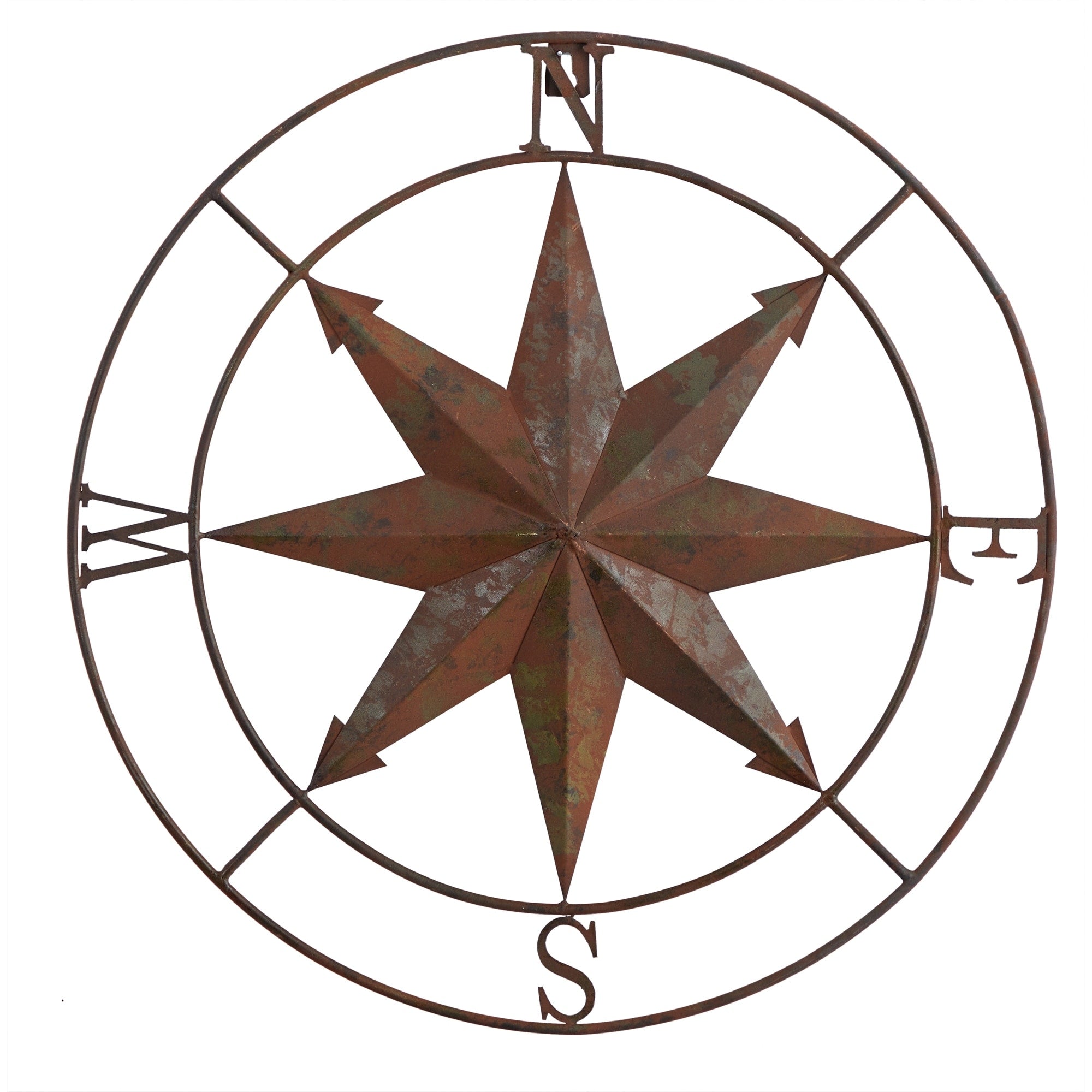 18 Rustic Nautical Metal Compass Wall Art Decor