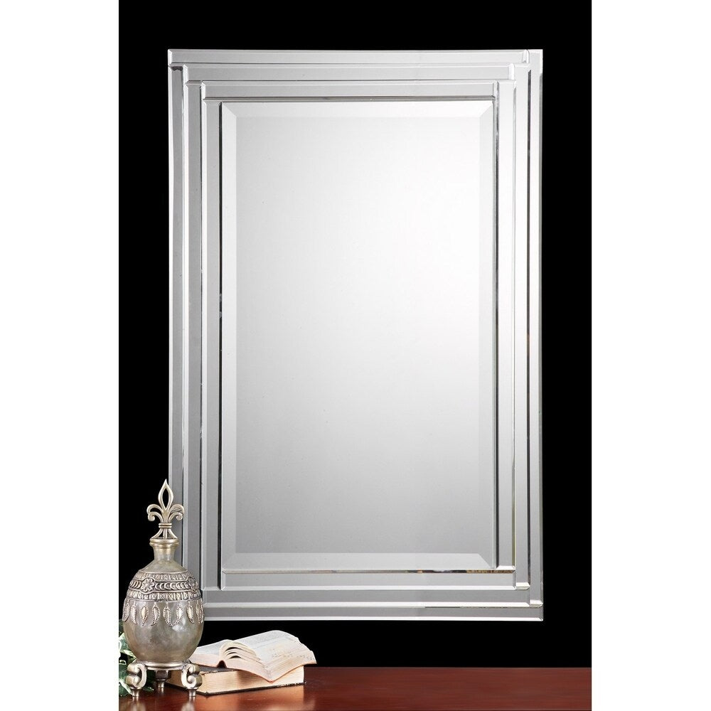 Uttermost 'Alanna' Frameless Vanity Mirror - Silver - 22x34x2