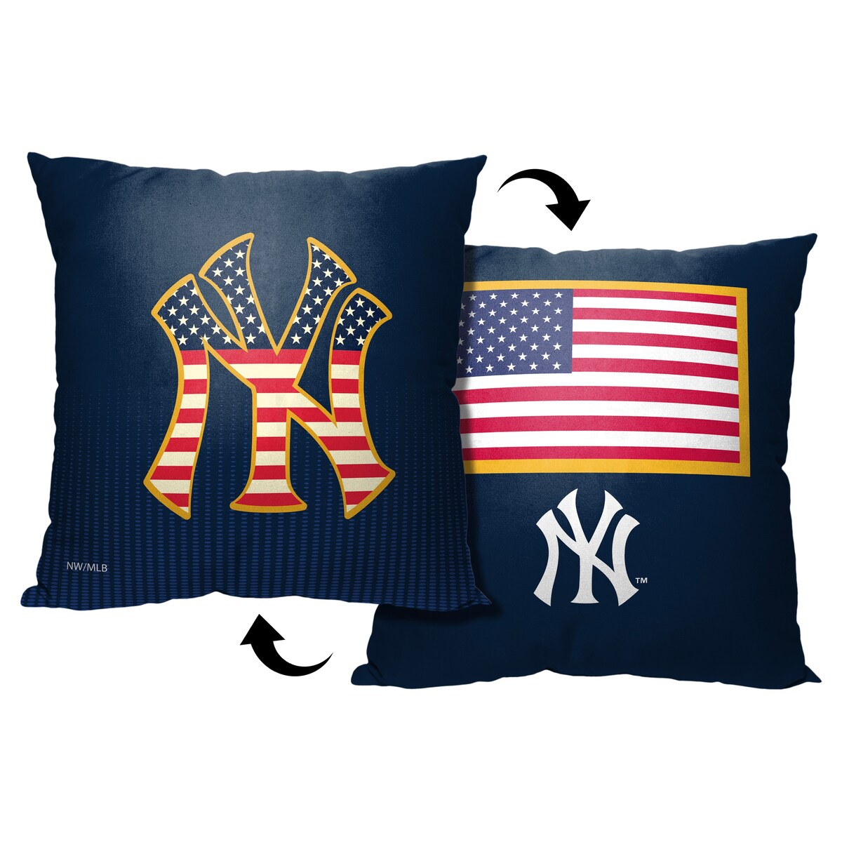 MLB New York Yankees Celebrate Series 18 Inch Throw Pillow