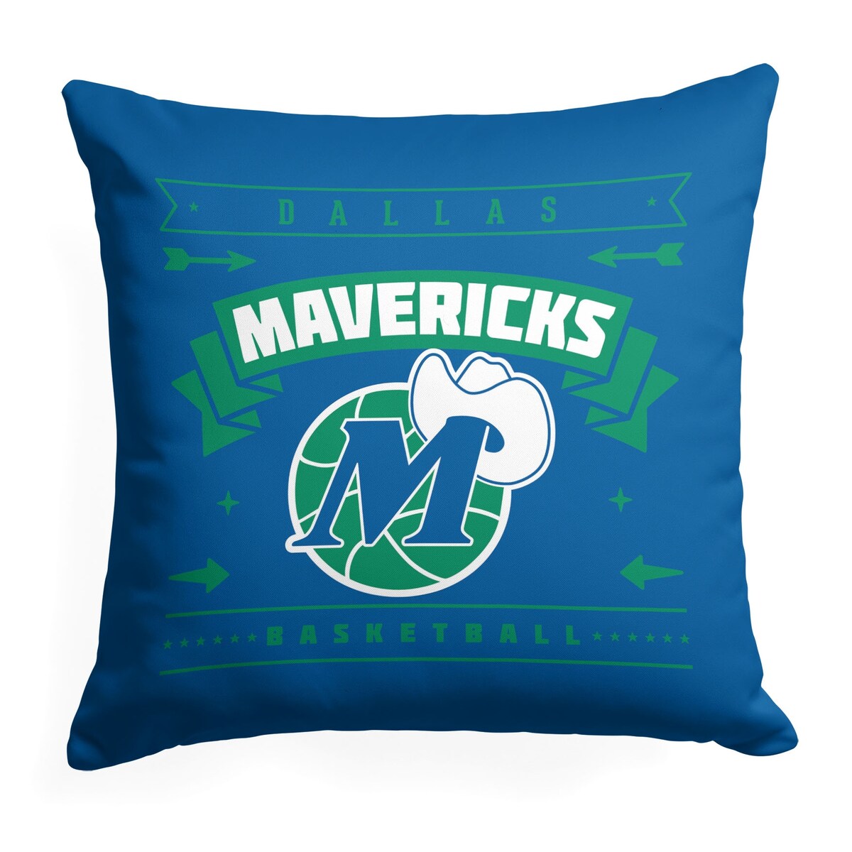 NBA Hardwood Classic Mavericks Printed Throw Pillow - Blue