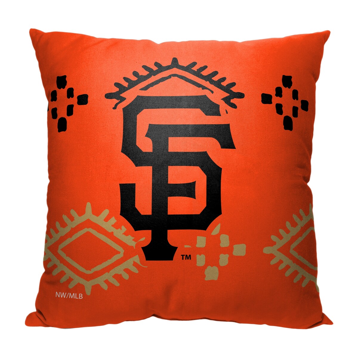 MLB San Francisco Giants Candy Skull 18 Inch Throw Pillow