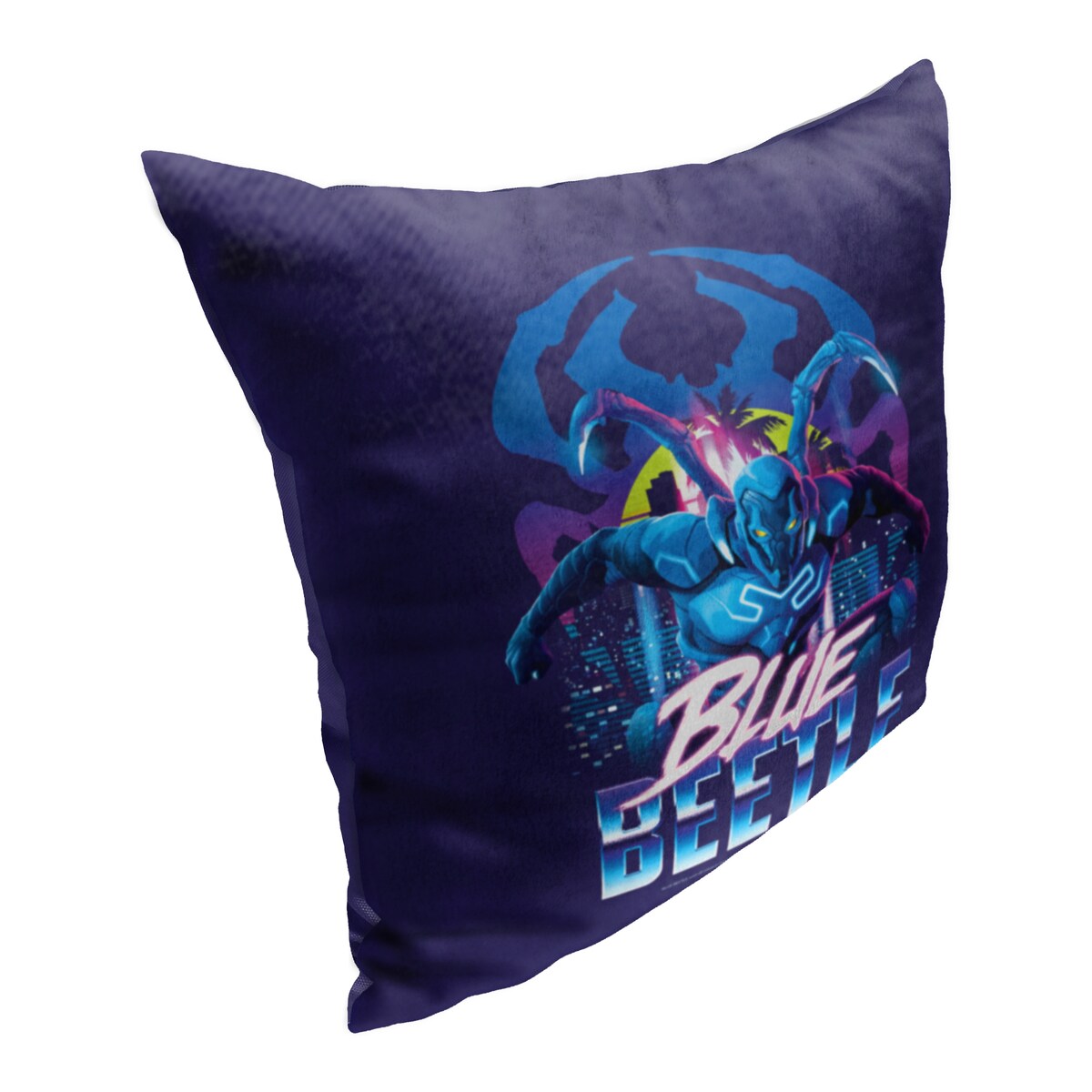 WB Blue Beetle Unpredictable Power Printed Throw Pillow