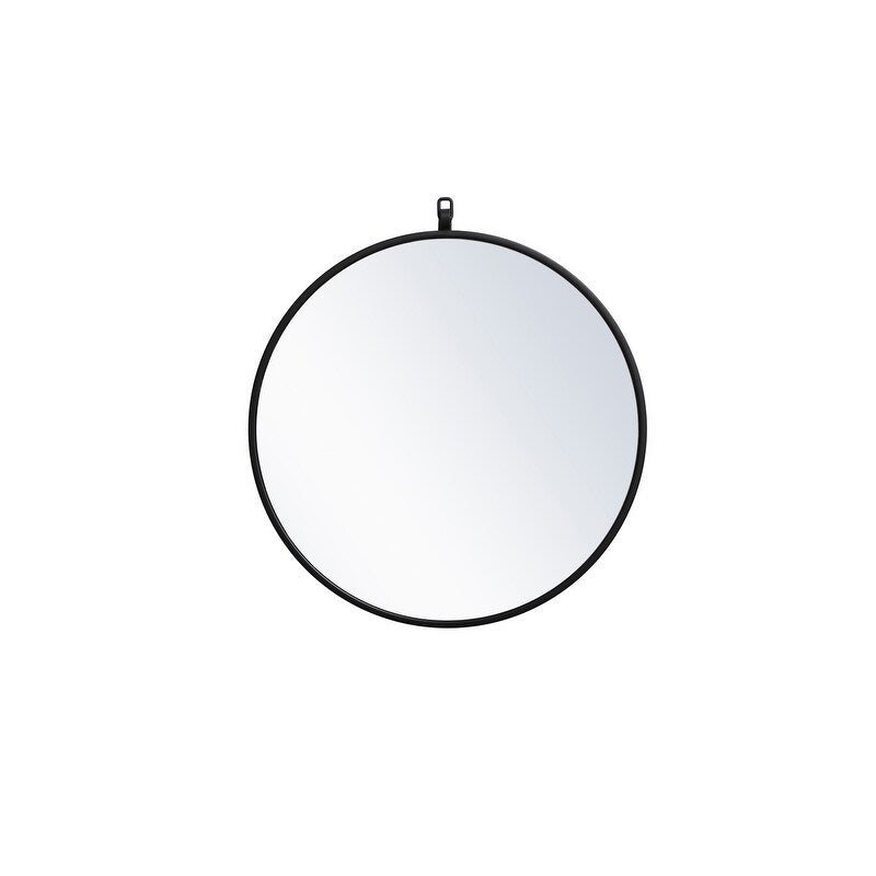 Carson Carrington Labbemala Metal Framed Round Wall Mirror