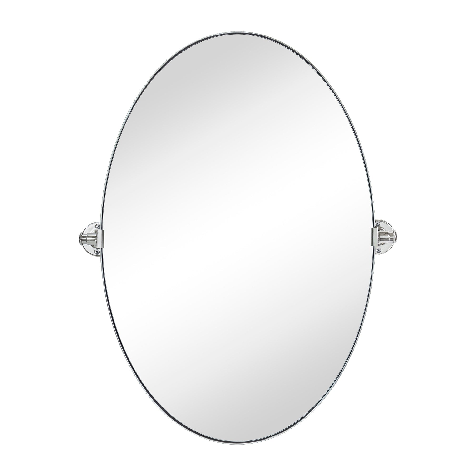 TEHOME Leni Oval Metal Wall Mirror