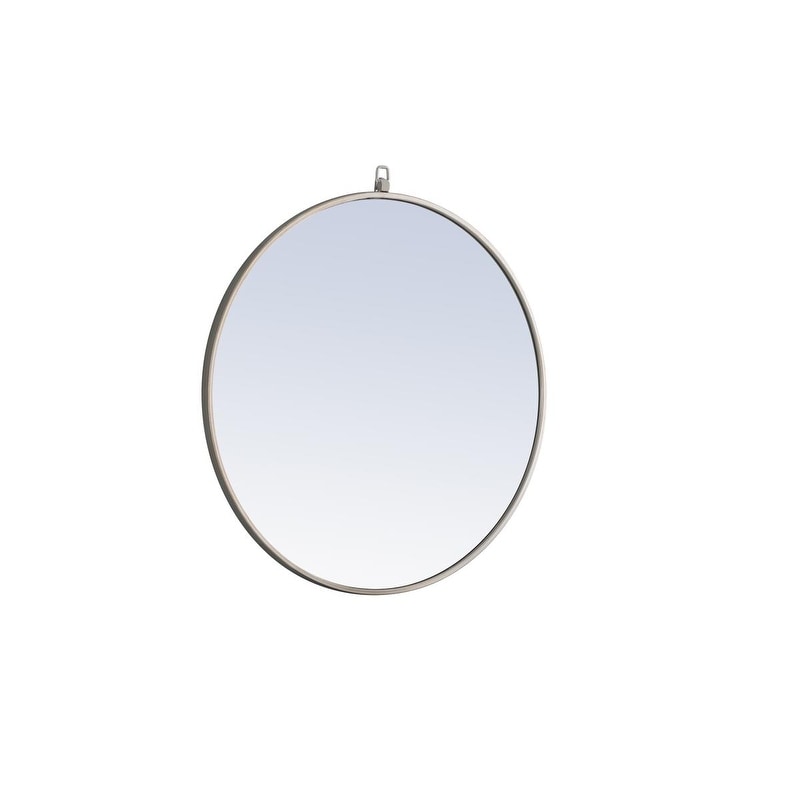 Carson Carrington Labbemala Metal Framed Round Wall Mirror