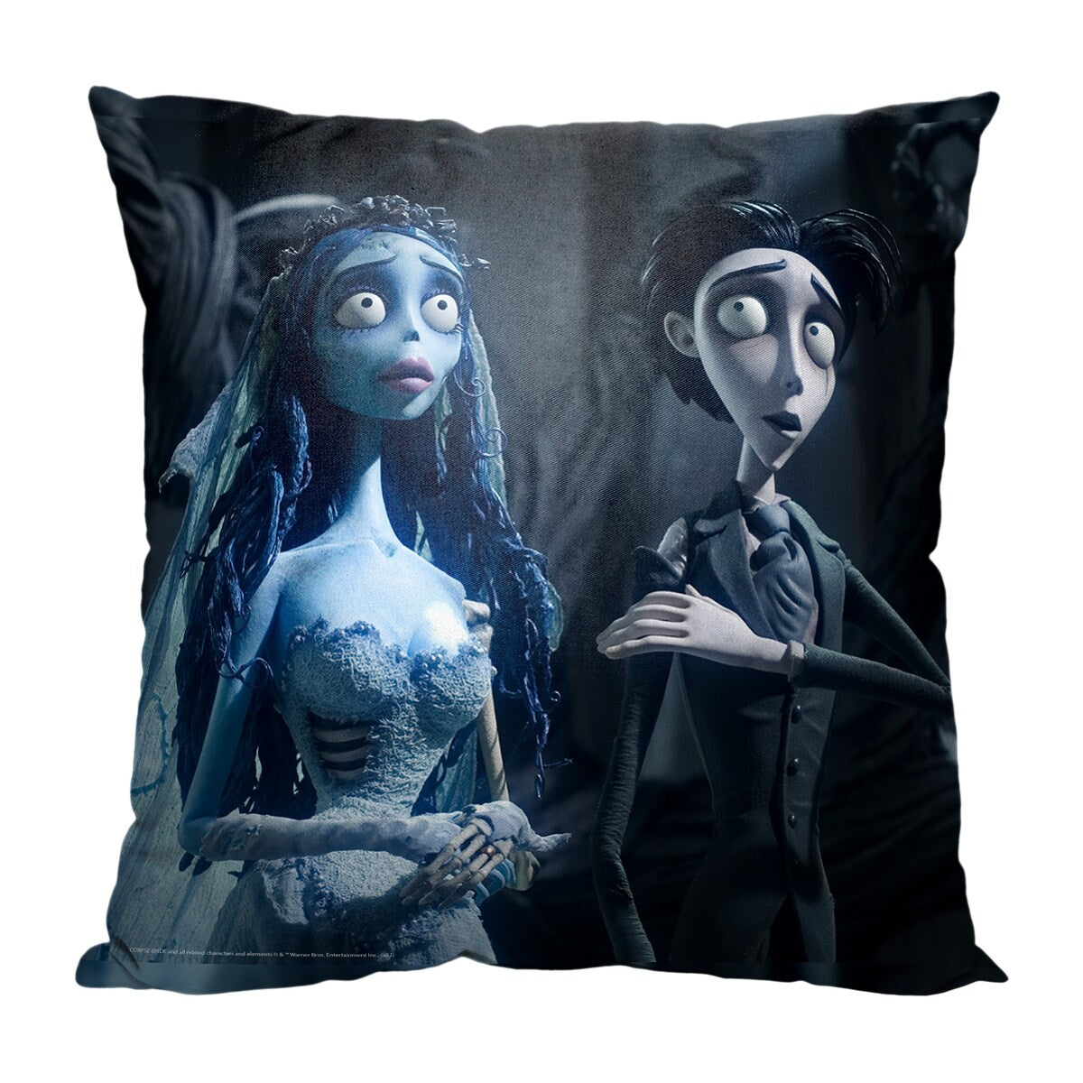 Warner Brothers Corpse Bride Ghostly Beauty 18 Inch Throw Pillow