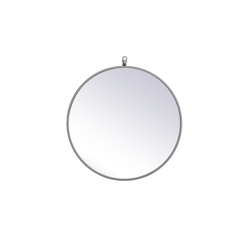 Carson Carrington Labbemala Metal Framed Round Wall Mirror