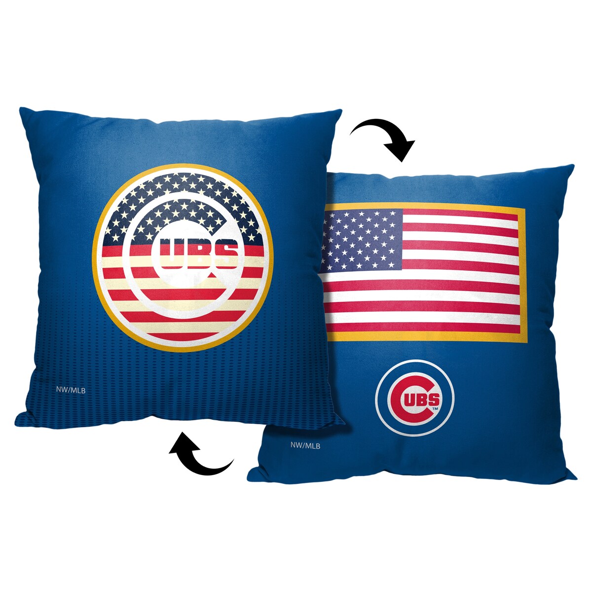 MLB Chicago Cubs Celebrate Series 18 Inch Throw Pillow