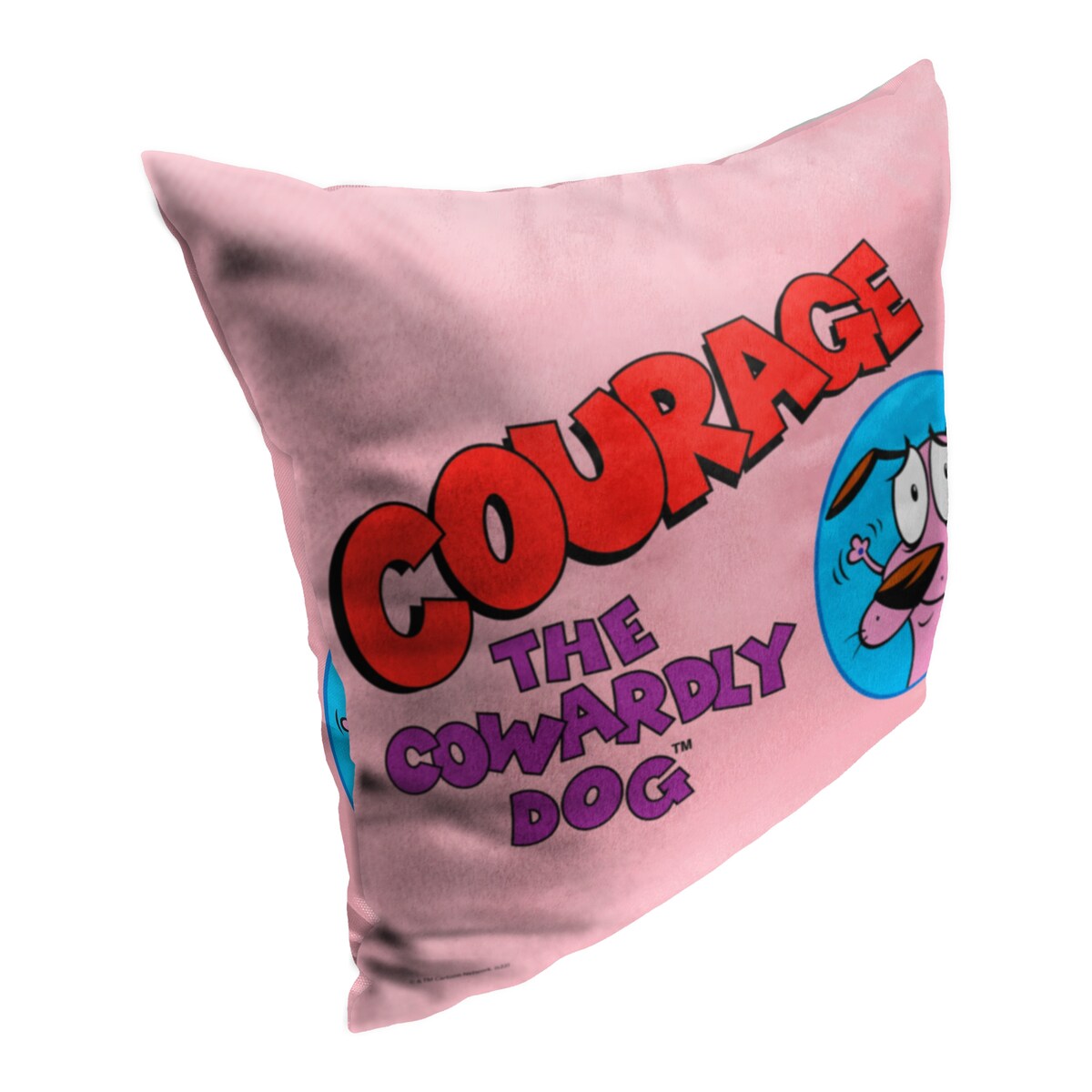 Cartoon Network Courage the Cowardly Dog Courage the Cowardly Dog 18 Inch Throw Pillow