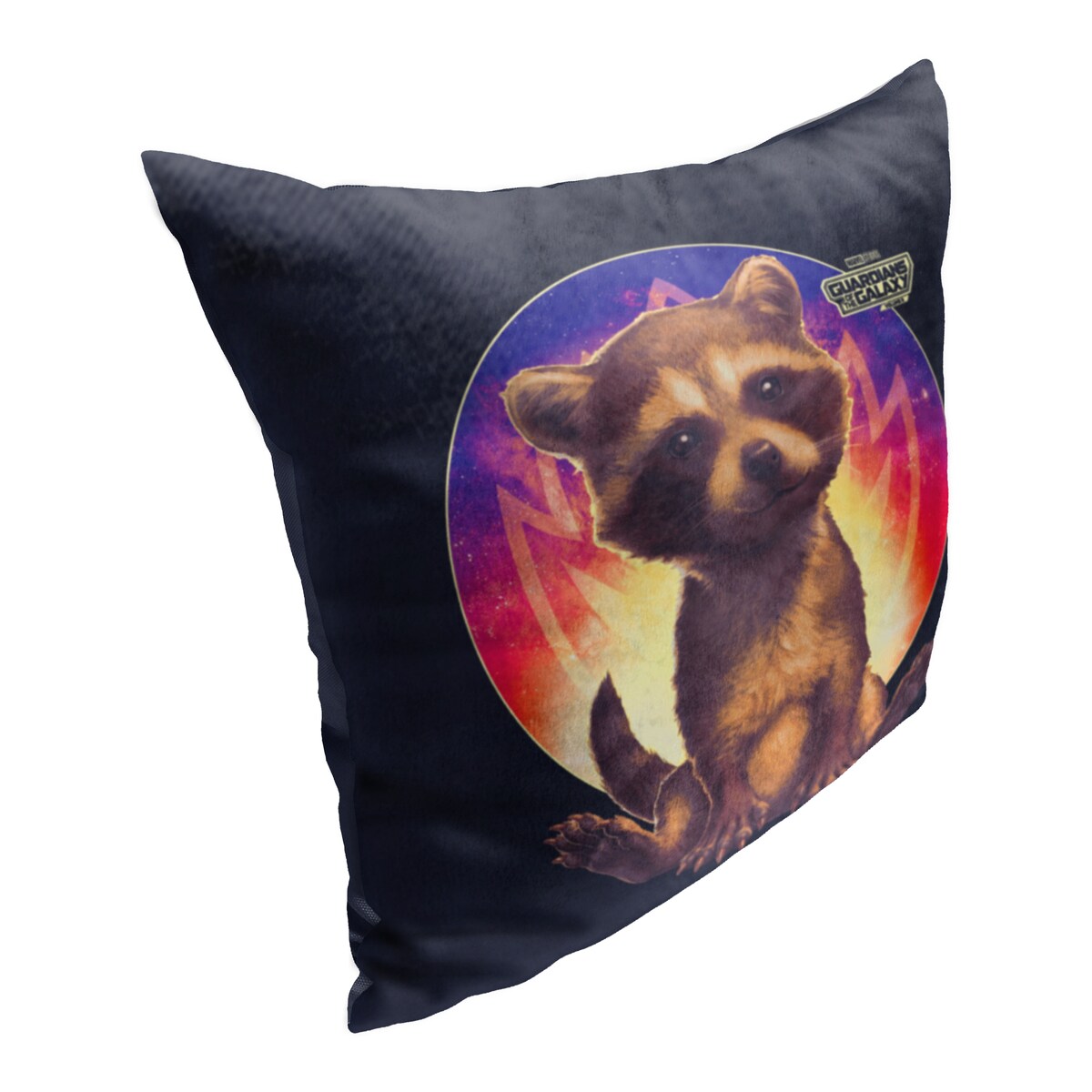 Marvel Guardians of the Galaxy 3 Baby Rocket Printed Throw Pillow - Black