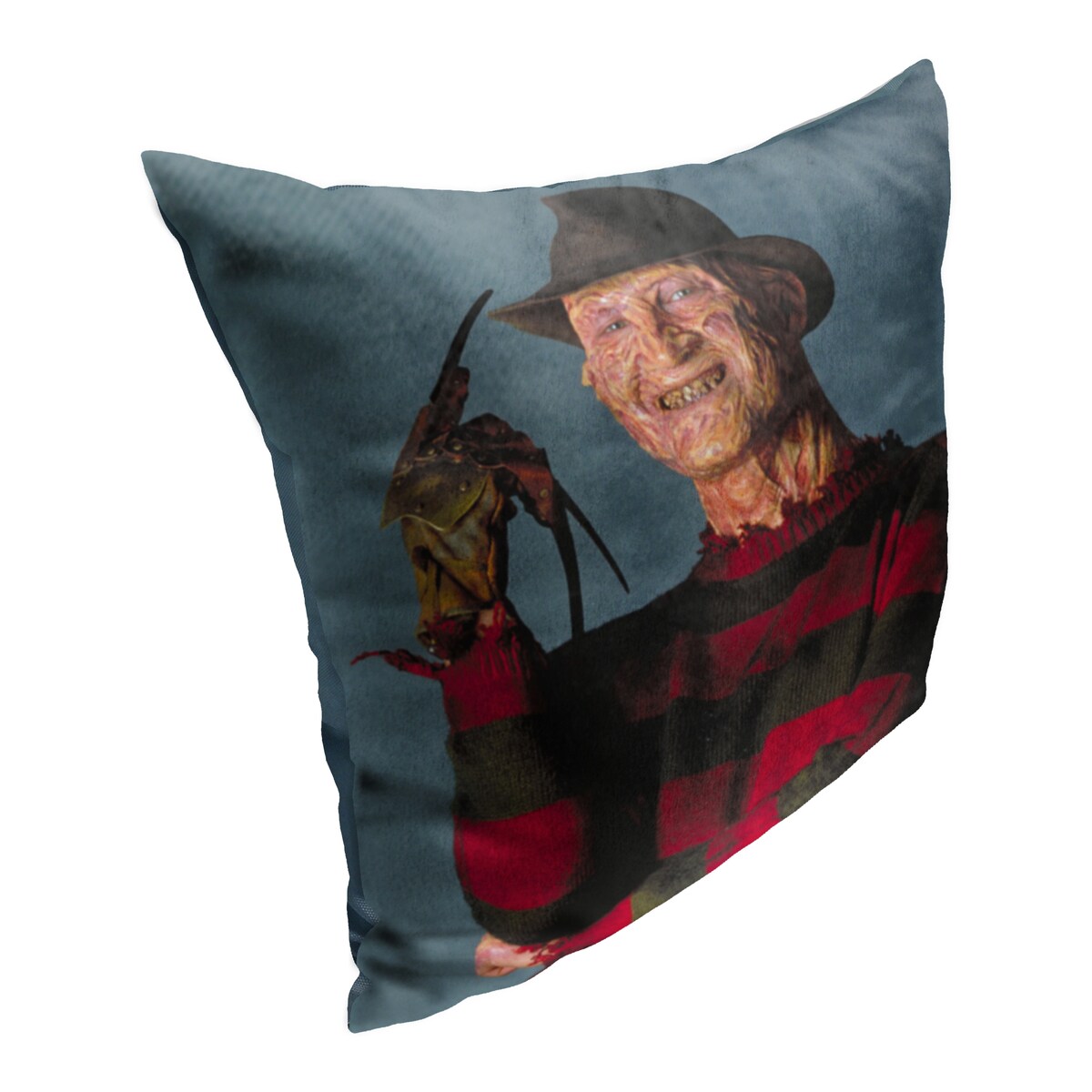 Warner Brothers Horror Nightmare On Elm Street Freddy Poses 18 Inch Throw Pillow