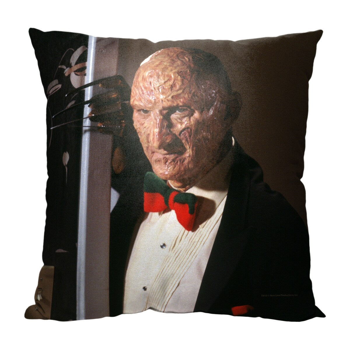 Warner Brothers Horror Nightmare On Elm Street Dapper Freddy 18 Inch Throw Pillow