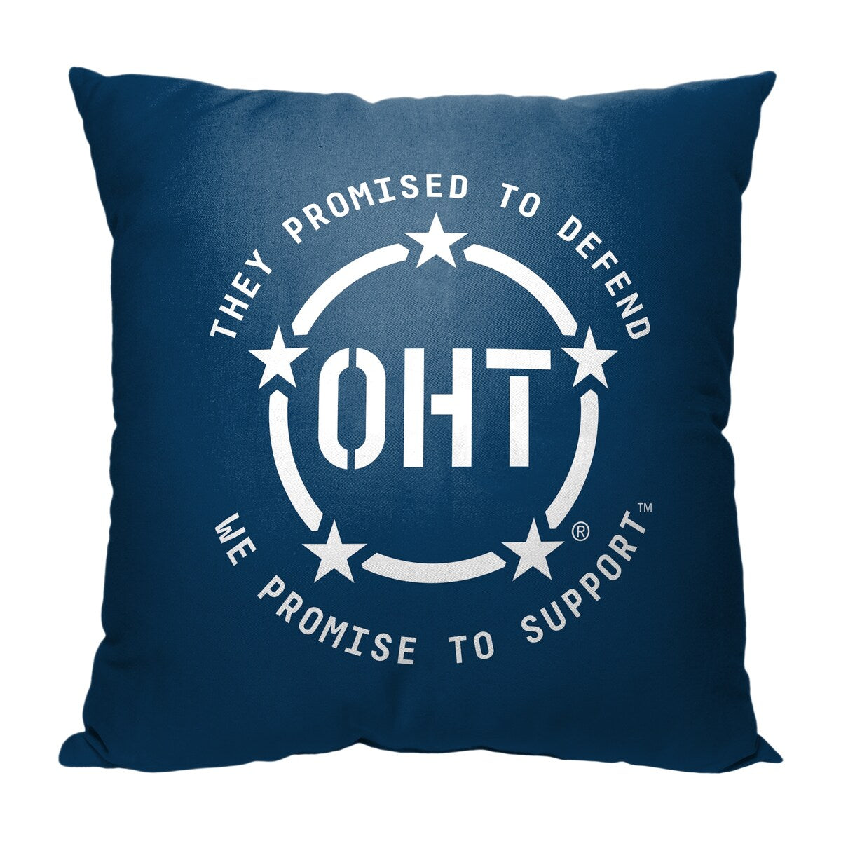 Operation Hat Trick Flag Sway 18 Inch Throw Pillow